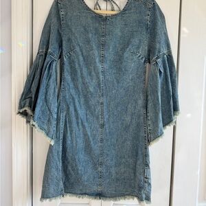 We The Free Blue Denim Dress US6